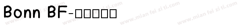 Bonn BF字体转换